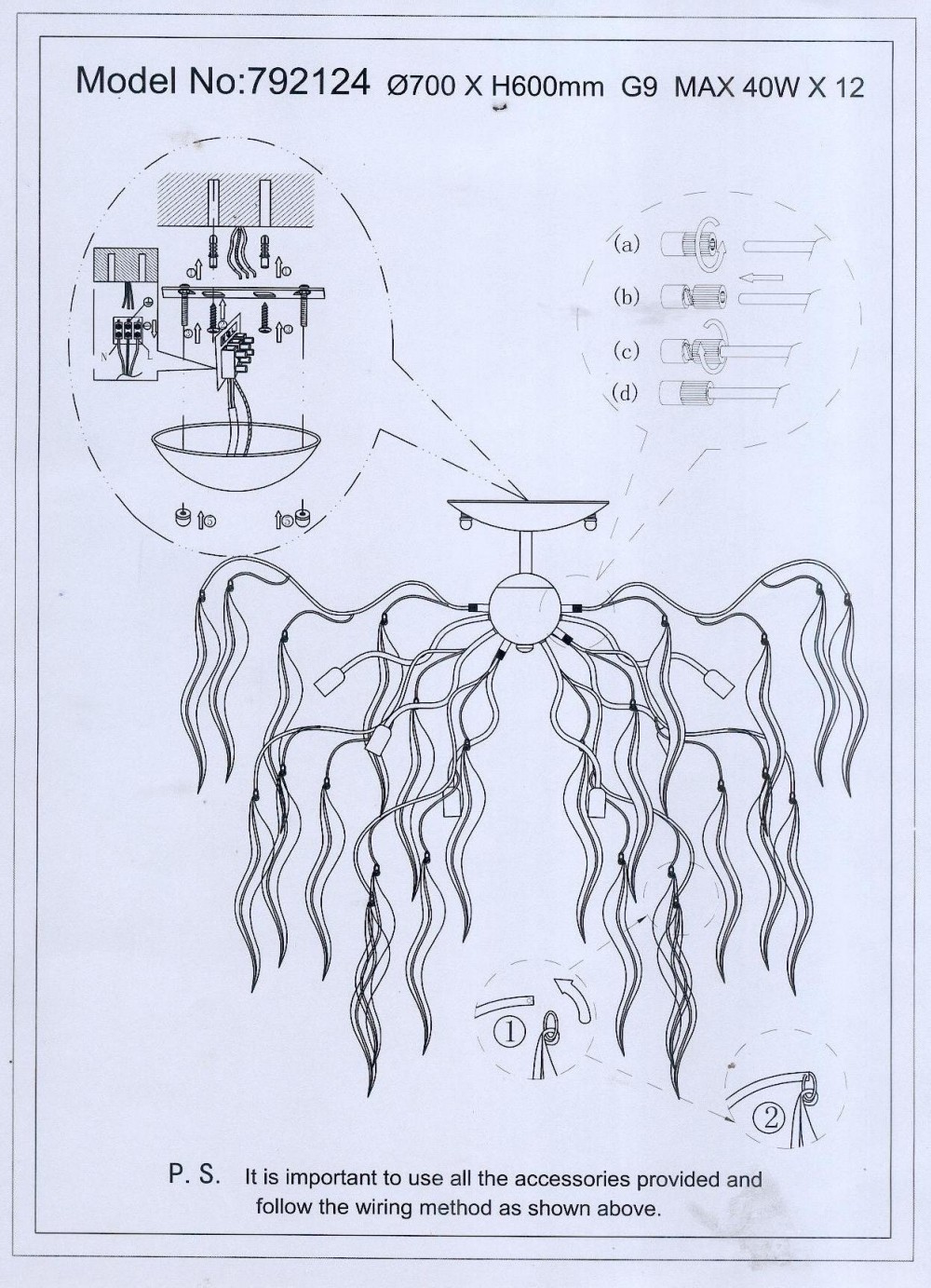Lightstar (9201/12) Люстра потолочная MOCCO 12х40W G9 ХРОМ (в комплекте) Lightstar (9201/12) Люстра потолочная MOCCO 12х40W G9 ХРОМ (в комплекте)