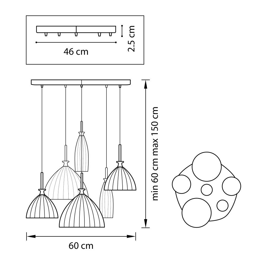 Lightstar (MD5011А-6SO) Подвес AGOLA 6х40W E14 ХРОМ/ЯНТАРЬ (в комплекте) Lightstar (MD5011А-6SO) Подвес AGOLA 6х40W E14 ХРОМ/ЯНТАРЬ (в комплекте)